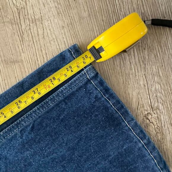 Navy Carhartt straight leg workwear jeans 36 - Picture 5 of 5